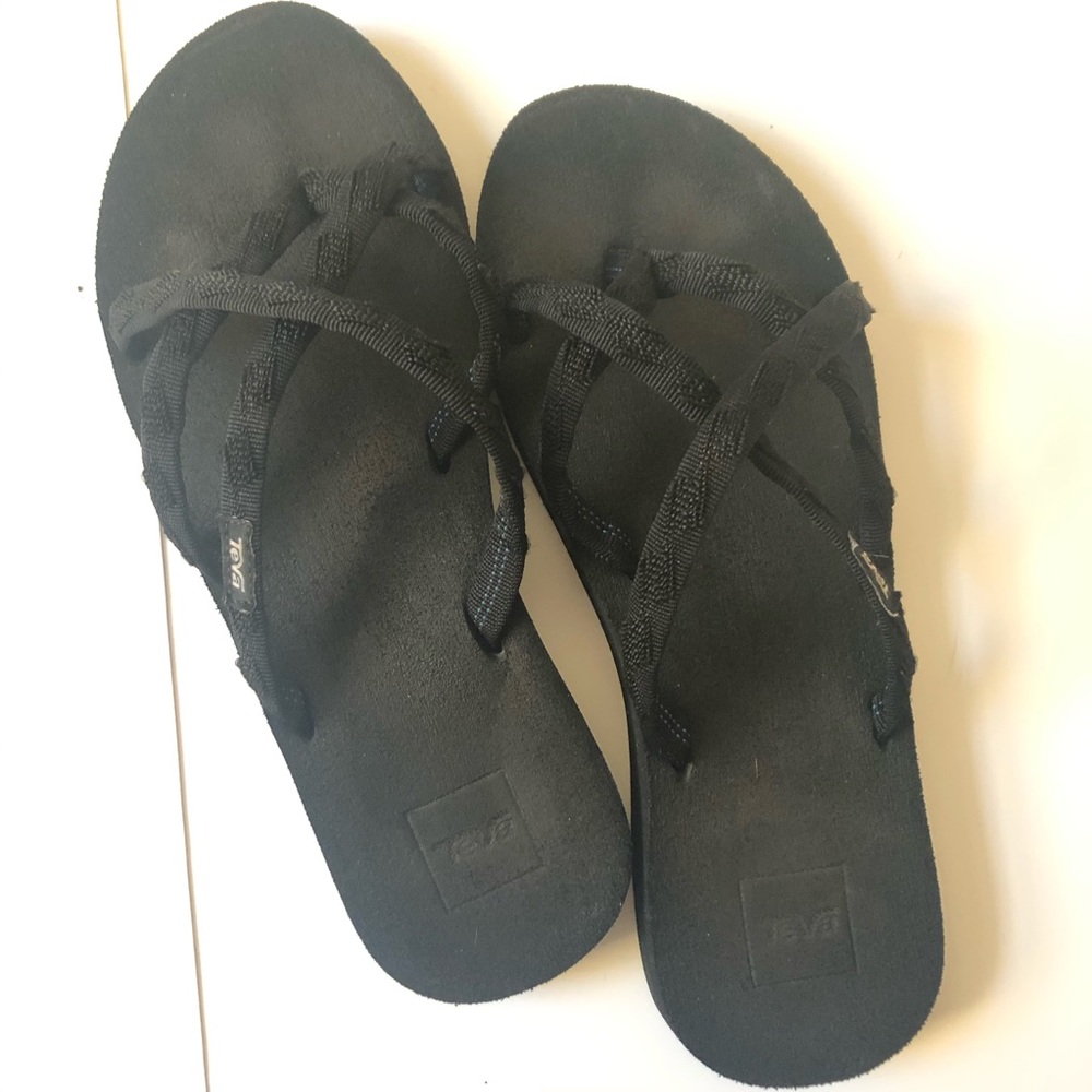 Teva Flip Flops Black Size 9